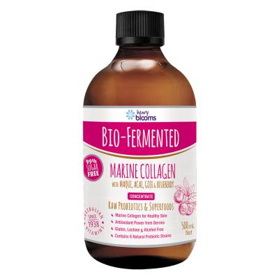 Henry Blooms Bio-Fermented Marine Collagen Concentrate (with Maqui, Acai, Goji & Blueberry) 500ml